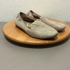 Birdies The Starling Loafers Suede Taupe Slip On Flat Shoe Women Size 10 Comfort